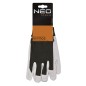 NEO TOOLS 97-603 Rękawice robocze, skóra świńska licowa, z rzepem, 10"