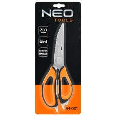NEO TOOLS 64-001 Nożyczki 230 mm 6 w 1 