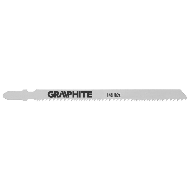GRAPHITE 57H771 Brzeszczoty do wyrzynarki, 10/14TPI, uchwyt typu T, kpl. 2 szt.
