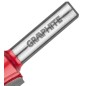 GRAPHITE 56H205 Frez palcowy dwuostrzowy, HM, 20 x 19 mm, trzpień 8 mm