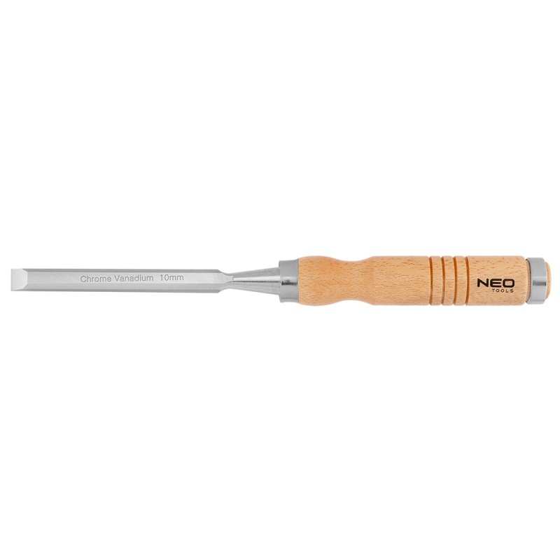 NEO TOOLS 37-810 Dłuto 10 mm, CRV, uchwyt drewniany
