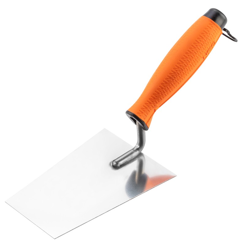 NEO TOOLS 50-146 Kielnia sztukatorska trapezowa, 140 mm, uchwyt dwumateriałowy