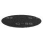 GRAPHITE 54H026 Siatka ścierna do gipsu na rzep 180 mm, K80, 5szt do szlifierki 59G263