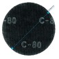 GRAPHITE 54H026 Siatka ścierna do gipsu na rzep 180 mm, K80, 5szt do szlifierki 59G263