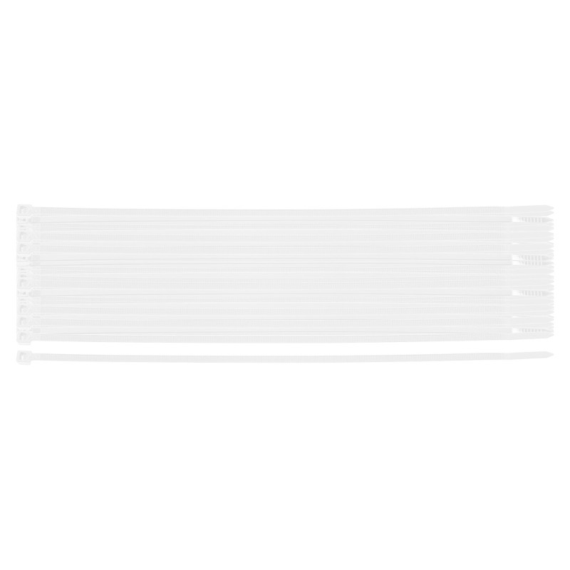 NEO TOOLS 01-662 Opaski zaciskowe EXTREME 4.8 × 370 mm, białe, 50 szt.