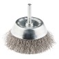 GRAPHITE 57H600 Szczotka druciana doczołowa z trzpieniem 75 mm, INOX