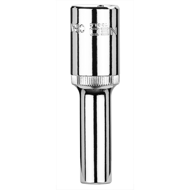 NEO TOOLS 08-039 Nasadka sześciokątna długa 1/2", 8 mm, Superlock