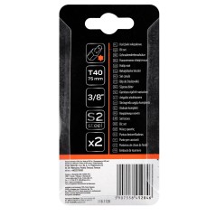 NEO TOOLS 10-942 Końcówka TORX T40 x 75 mm, S2 x 2 szt. 