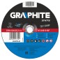 GRAPHITE 57H719 Tarcza tnąca do metalu 230 x 1.9 x 22.2 mm, 41 A46-S-BF