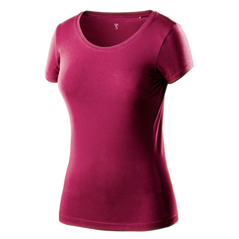 NEO TOOLS 80-611-S T-shirt damski bordowy, rozmiar S