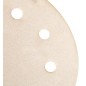 GRAPHITE 54H022 Papier ścierny na rzep 180 mm, K80, 5 szt., z 8 otworami do szlifierki 59G263