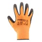 NEO TOOLS 97-641-10 Rękawice robocze, poliester pokryty lateksem (crincle),3131X, rozmiar 10