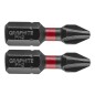 GRAPHITE 56H501 Bity udarowe PH2 x 25 mm, 2 szt.