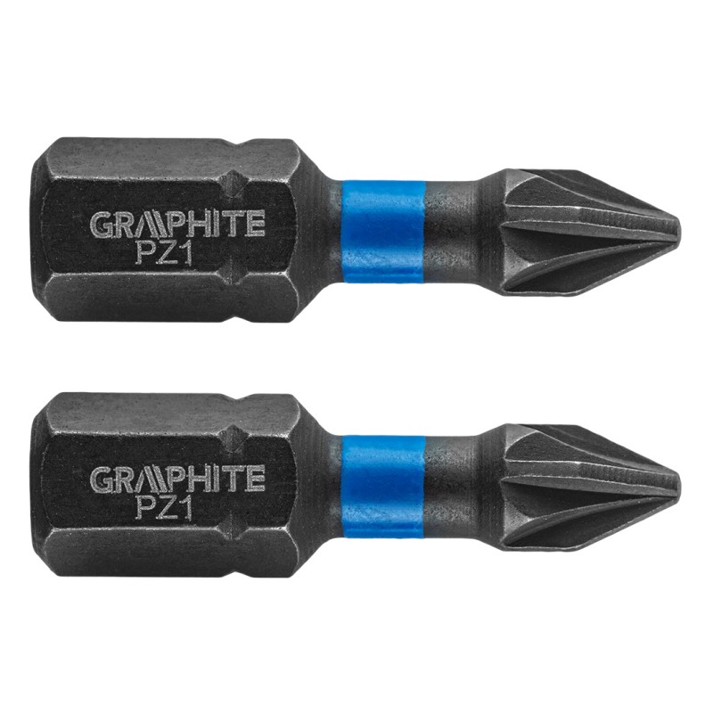 GRAPHITE 56H503 Bity udarowe PZ1 x 25 mm, 2 szt.