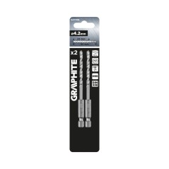 GRAPHITE 54T706 Wiertło do metalu Hex 4.2 mm, 2 szt. 