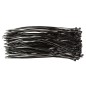 TOPEX 44E972 Opaski zaciskowe 2.5 x 200 mm, 100 szt., czarne
