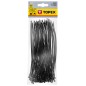 TOPEX 44E972 Opaski zaciskowe 2.5 x 200 mm, 100 szt., czarne