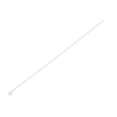 TOPEX 44E971 Opaski zaciskowe 2.5 x 200 mm, 100 szt., białe 
