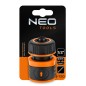NEO TOOLS 15-720 Złączka przelotowa 1/2", dwumateriałowa