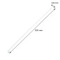 NEO TOOLS 01-604 Opaski zaciskowe 3.6 x 300 mm, 100 szt., białe