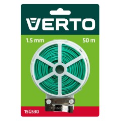 VERTO 15G530 Drut ogrodowy 1.5 mm, 50 m 