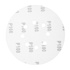 GRAPHITE 54H019 Krążki ścierne 150 mm, K100, 5 szt., z 8 otworami, 65mm 