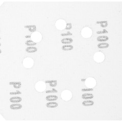 GRAPHITE 54H019 Krążki ścierne 150 mm, K100, 5 szt., z 8 otworami, 65mm 