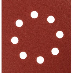 GRAPHITE 54H021 Krążki ścierne 150 mm, K150, 5 szt., z 8 otworami, 65mm 