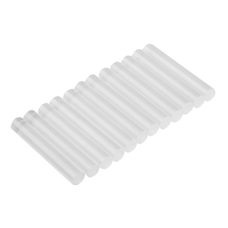 Top Tools 42E081 Wkłady klejowe 8 mm, przezroczyste, 12 szt.