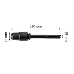 GRAPHITE 56H559 Adapter SDS MAX na SDS Plus 