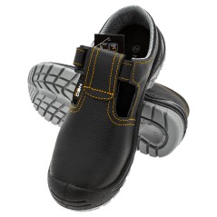 NEO TOOLS 82-099-47 Sandały skórzane S1 FO, stalowy podnosek, rozmiar 47 