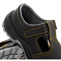 NEO TOOLS 82-099-47 Sandały skórzane S1 FO, stalowy podnosek, rozmiar 47 