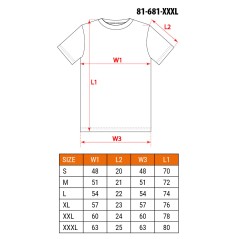 NEO TOOLS 81-681-XXXL T-shirt z nadrukiem, motor, rozmiar XXXL 