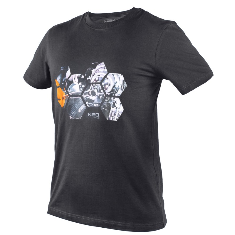 NEO TOOLS 81-680-XL T-shirt z nadrukiem, warsztat, rozmiar XL