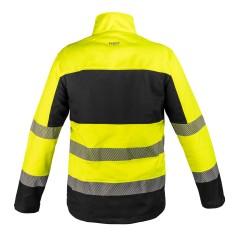 NEO TOOLS 81-702-XXXL Kurtka robocza ostrzegawcza Softshell, żółta, rozmiar XXXL 