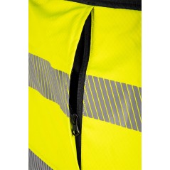 NEO TOOLS 81-702-XXXL Kurtka robocza ostrzegawcza Softshell, żółta, rozmiar XXXL 