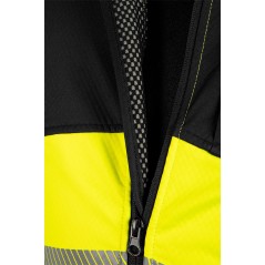 NEO TOOLS 81-702-XXXL Kurtka robocza ostrzegawcza Softshell, żółta, rozmiar XXXL 