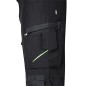 NEO TOOLS 81-295-1-XXL Spodnie robocze Mix&Match, 4 way stretch, czarno-zielone, rozmiar XXL