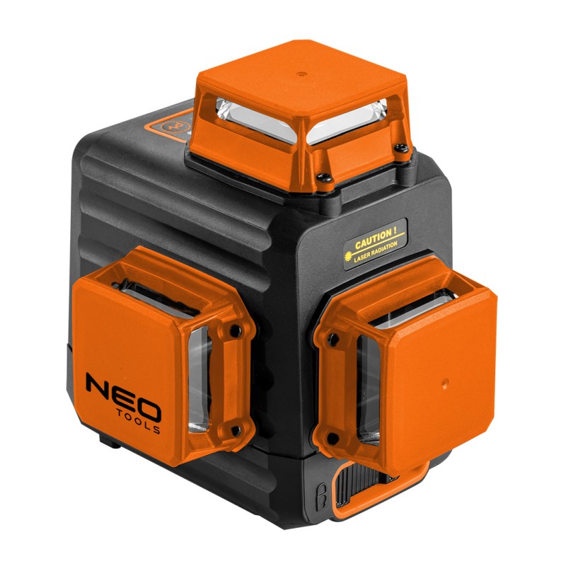 NEO TOOLS 75-109 Laser 3D, zielony, walizka, tarcza celownicza, magnetyczny uchwyt, ładowarka