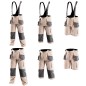 NEO TOOLS 81-320-M Spodnie robocze na szelkach 6w1 COTTON, rozmiar M/50