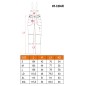 NEO TOOLS 81-320-M Spodnie robocze na szelkach 6w1 COTTON, rozmiar M/50