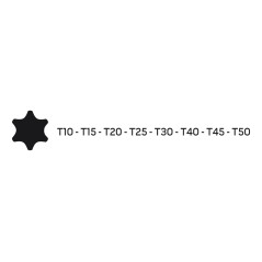 NEO TOOLS 09-514 Klucze Torx T10-T50, zestaw 8 szt. 