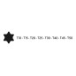 NEO TOOLS 09-514 Klucze Torx T10-T50, zestaw 8 szt.