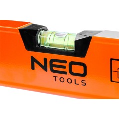 NEO TOOLS 71-082 Poziomnica aluminiowa, 2 libelle, frezowana dolna powierzchnia, 60 cm