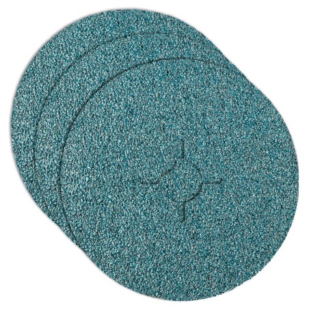 GRAPHITE 55H850 Krążki ścierne fibra 125, K40, 3 szt.,cyrkon