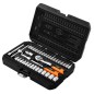 NEO TOOLS 10-232 Zestaw kluczy nasadowych 1/4",  38 szt., satyna