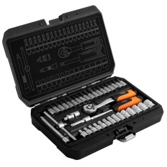 NEO TOOLS 10-232 Zestaw kluczy nasadowych 1/4",  38 szt., satyna 