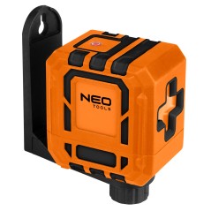 NEO TOOLS 75-143 Laser krzyżowy 25 m, z etui i uchwytem magnetycznym, zielony 