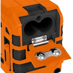 NEO TOOLS 75-143 Laser krzyżowy 25 m, z etui i uchwytem magnetycznym, zielony 