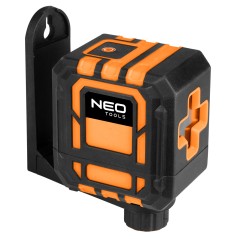 NEO TOOLS 75-142 Laser krzyżowy 20 m, z etui i uchwytem magnetycznym, czerwony 